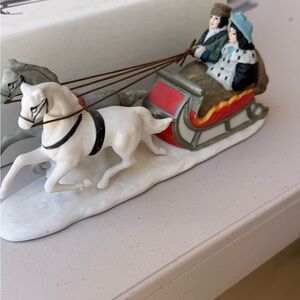 🐈‍⬛ Department 56 Heritage Village “ Sleigh Ride” EUC